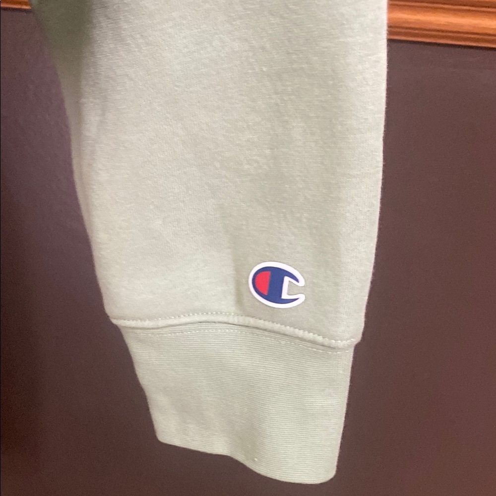 Champion sage Green crewneck Sweatshirt size Medium - Picture 4 of 7